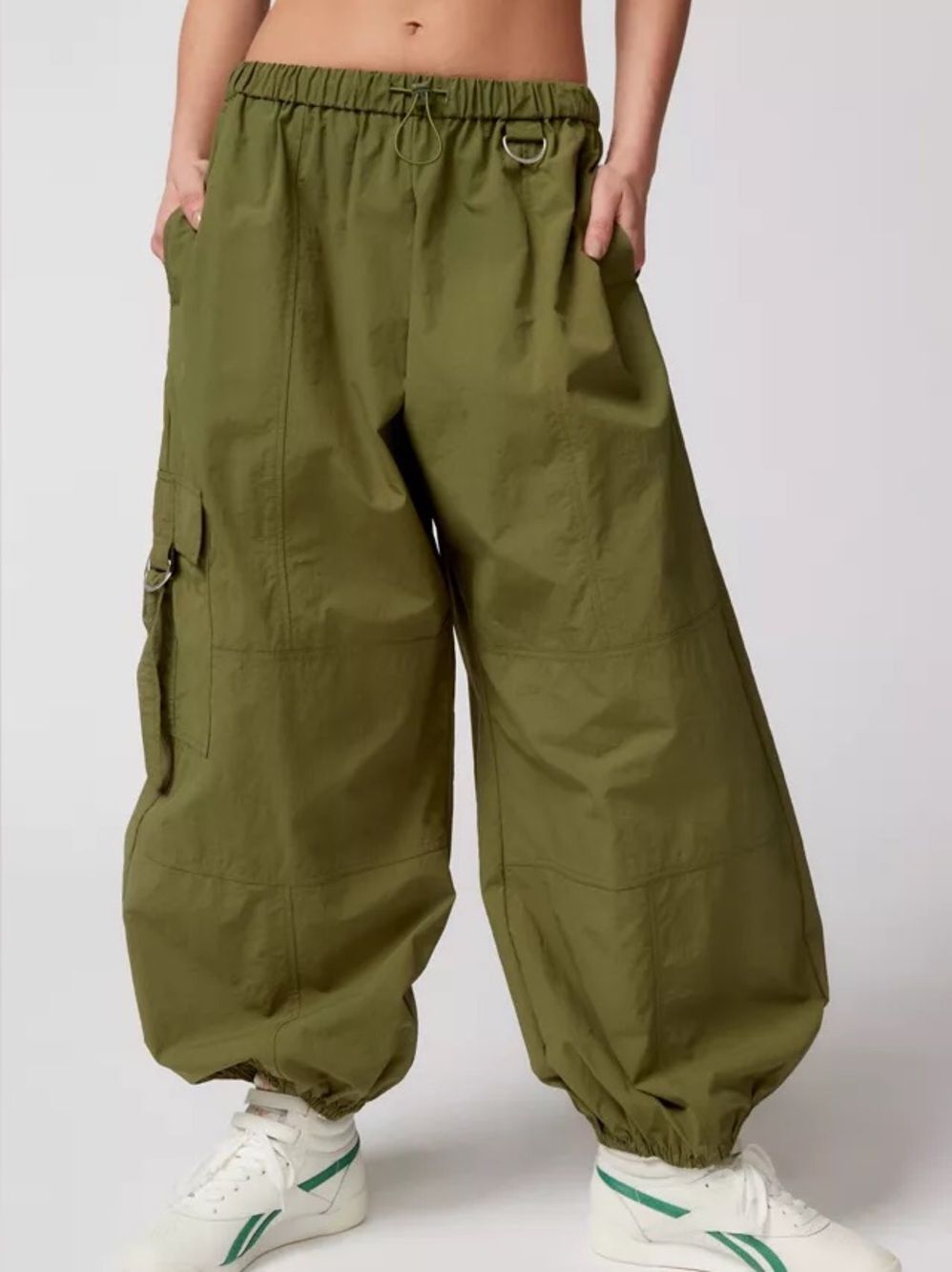 Urban Outfitters Green Oversized Balloon Leg Cargo Pants S